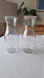 Weckglas 0,5 liter. 1 compleet, ander zonder weckklem, Huis en Inrichting, Woonaccessoires | Vazen, Ophalen, Overige kleuren, Glas