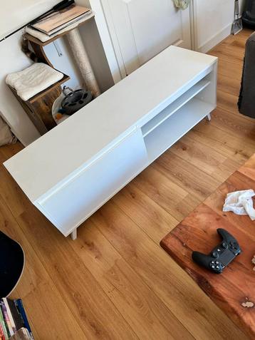 Witte tv meubel / tv standaard / tv stand