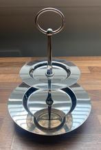 Leuke zilveren etagère, Huis en Inrichting, Woonaccessoires | Etagères, Ophalen of Verzenden, Gebruikt
