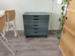 IKEA Alex Grijs-Groen, Huis en Inrichting, Kasten | Ladekasten, Ophalen, Gebruikt, 5 laden of meer, 50 tot 100 cm