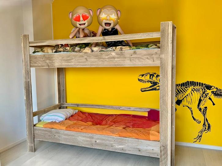 Stapelbed, Kinderen en Baby's, Kinderkamer | Stapelbedden en Hoogslapers, Zo goed als nieuw, Stapelbed, Ophalen