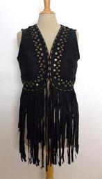 Stoer/festival bewerkt gilet van Jaune Rouge! L, Kleding | Dames, Zwart, Maat 42/44 (L), Ophalen of Verzenden, Zo goed als nieuw