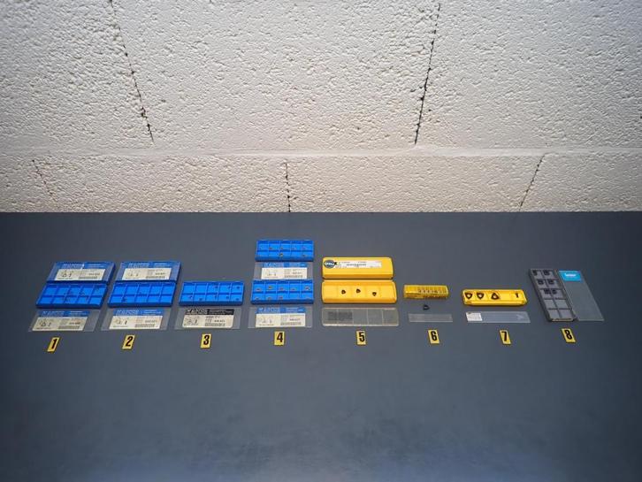 Volboor wisselplaten , Kaiser WCGT , Kennametal , Iscar, Doe-het-zelf en Verbouw, Draaibanken, Gebruikt, Ophalen of Verzenden