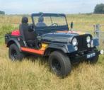 Willys Jeep CJ5 Nekaf 1956 oldtimer, Zwart, Cabriolet, Alcantara, Zwart