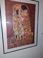 Gustav Klimt - De Kus (Reproductie), Ophalen of Verzenden