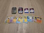 Pokemon mini tin (Flamigo) met 50 kaarten + extra, Ophalen of Verzenden, Zo goed als nieuw, Meerdere kaarten