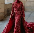 Henna jurk, Ophalen, Zo goed als nieuw, Rood, Trouwjurk