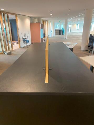 Design vergadertafel Vitra, donker eiken, 400 x 150 cm. - afbeelding 7