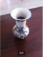 Vaas vintage Flora Gouda plateel H 25 br 15 cm, Antiek en Kunst, Ophalen of Verzenden