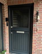 Merbau hardhouten voordeur, 80 tot 100 cm, Ophalen of Verzenden, 200 tot 215 cm, Glas