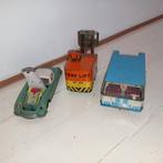 Vintage blikken speelgoed auto's en heftruck, Ophalen of Verzenden, Gebruikt