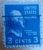 Amerikaanse postzegel, Postzegels en Munten, Postzegels | Amerika, Ophalen of Verzenden, Gestempeld, Noord-Amerika