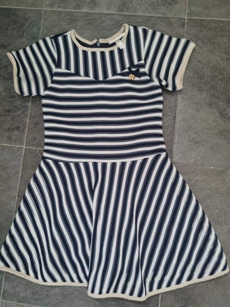 Jurkje 'Le Chic' maat 116, Kinderen en Baby's, Kinderkleding | Maat 116, Ophalen of Verzenden, Zo goed als nieuw, Meisje, Jurk of Rok