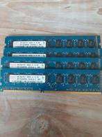 4x 2GB DDR3 PC3-10600U RAM Geheugen, Computers en Software, RAM geheugen, Gebruikt, DDR3, Ophalen of Verzenden, Desktop