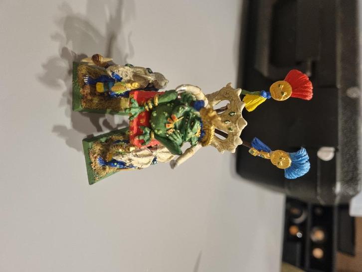 Slann, Warhammer Age of Sigmar (AOS) Seraphon/Lizardmen, Hobby en Vrije tijd, Wargaming, Gebruikt, Warhammer, Figuurtje(s), Geverfd