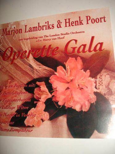 Marjon Lambriks + Henk Poort Operette gala (Nieuw), Cd's en Dvd's, Cd's | Klassiek, Nieuw in verpakking, Overige typen, Modernisme tot heden