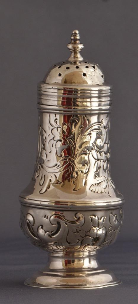 Zilveren strooier uit 1766, Antiek en Kunst, Antiek | Goud en Zilver, Zilver, Ophalen of Verzenden