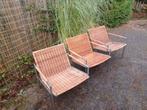 3 Martin Visser SZ01 stoelen (1963), Ophalen, Gebruikt, Bruin