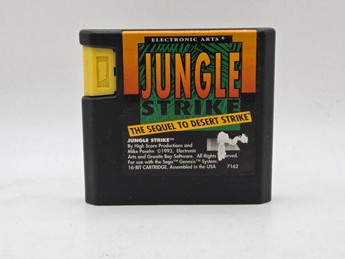 Jungle strike Sega mega drive, Spelcomputers en Games, Games | Sega, Zo goed als nieuw, Mega Drive, Racen en Vliegen, 1 speler
