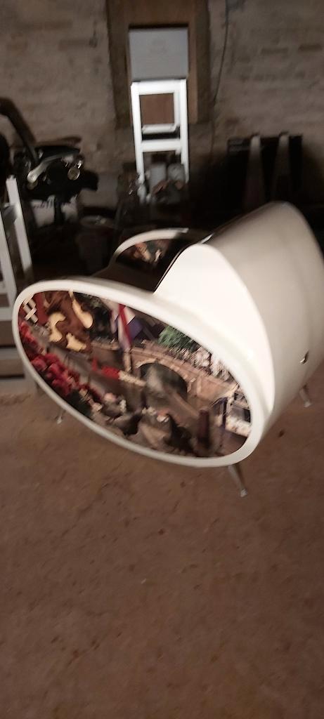 Design stoel, Huis en Inrichting, Stoelen, Gebruikt, Eén, Kunststof, Wit, Ophalen