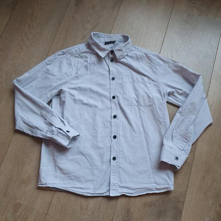 Net overhemd, 146 / 152, Kinderen en Baby's, Kinderkleding | Maat 146, Zo goed als nieuw, Jongen, Overhemd of Blouse, Ophalen