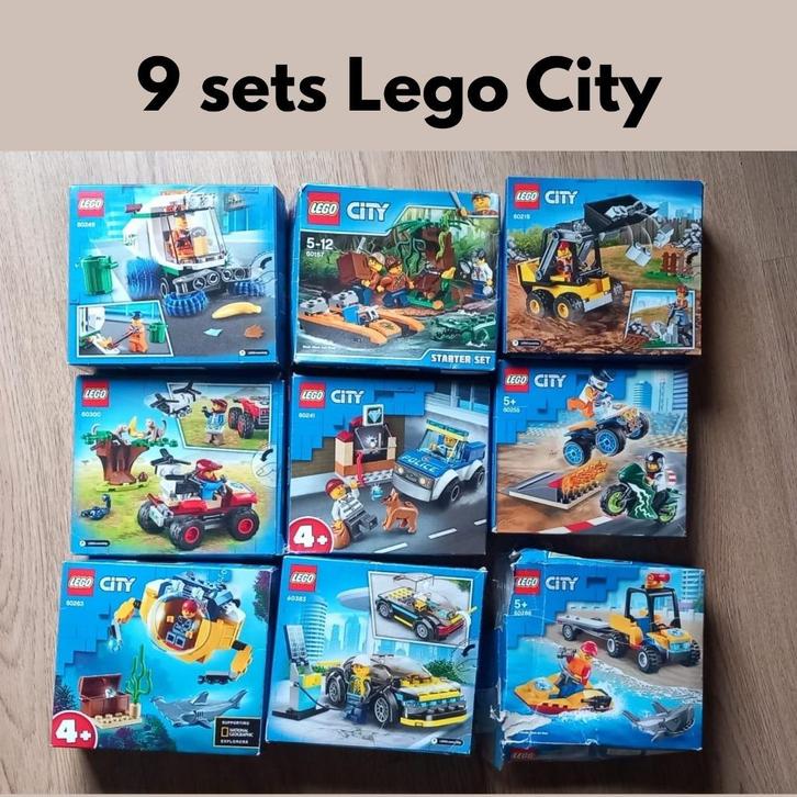 Lego City bundel 9 complete sets Gratis verzending, Kinderen en Baby's, Speelgoed | Duplo en Lego, Gebruikt, Lego, Complete set