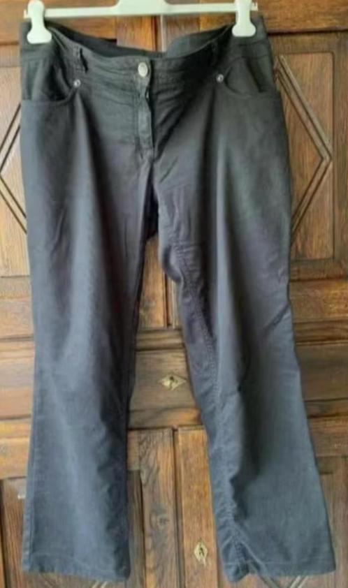 Zwarte damesbroek, broek, dunne spijkerbroek; UP Fashion; 46, Kleding | Dames, Grote Maten, Zo goed als nieuw, Broek of Spijkerbroek