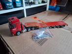 Mb actros met uitschuifbare dieplader, Hobby en Vrije tijd, Modelauto's | 1:50, Ophalen of Verzenden, Nieuw, Bus of Vrachtwagen