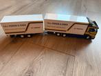 Tekno Scania 143M/450 T.A. van Iterson Koelkombi, Hobby en Vrije tijd, Modelauto's | 1:50, Ophalen of Verzenden, Gebruikt, Bus of Vrachtwagen