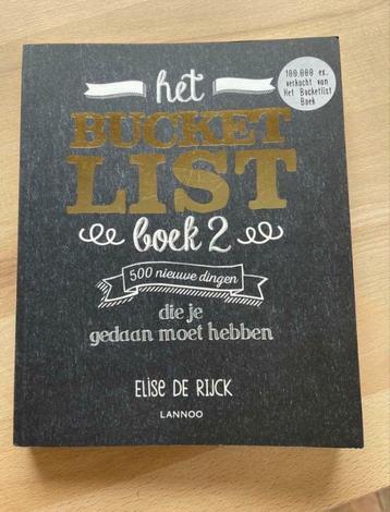 Het Bucket List Boek 2 - Elise de Rijck beschikbaar voor biedingen