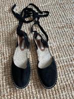 Zwarte echt suede espadrilles (39), niet gedragen, H&M, Zwart, Nieuw, Ophalen of Verzenden
