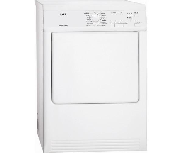 AEG Lavatherm T65170AV Luchtafvoerdroger, Witgoed en Apparatuur, Wasdrogers, Gebruikt, Luchtafvoer, Voorlader, 6 tot 8 kg, Minder dan 85 cm