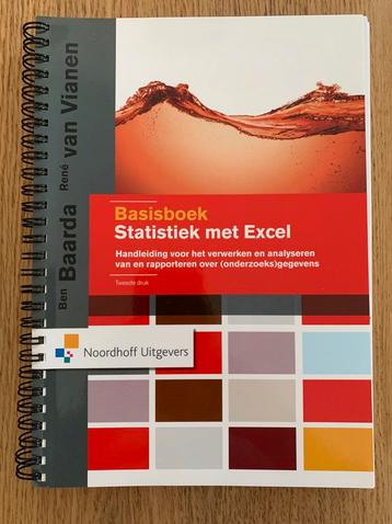 Ben Baarda - Basisboek statistiek met Excel beschikbaar voor biedingen