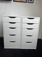 2x IKEA Alex ladeblokken - Zo goed als nieuw!, Huis en Inrichting, Kasten | Ladekasten, Ophalen, 5 laden of meer, 100 tot 150 cm