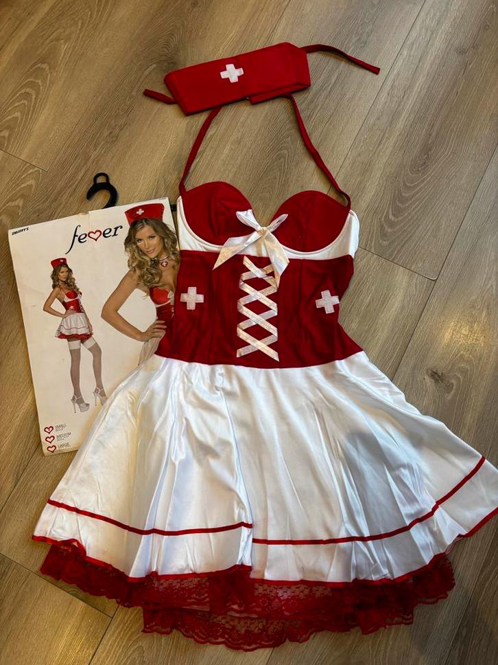 Zusters Carnavalspakje, Kleding | Dames, Carnavalskleding en Feestkleding, Zo goed als nieuw, Kleding, Carnaval, Maat 36 (S), Ophalen of Verzenden