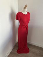 King Louie maat L maxi rode polka stipjes jurk 2798, Kleding | Dames, Jurken, Maat 42/44 (L), Ophalen of Verzenden, Zo goed als nieuw