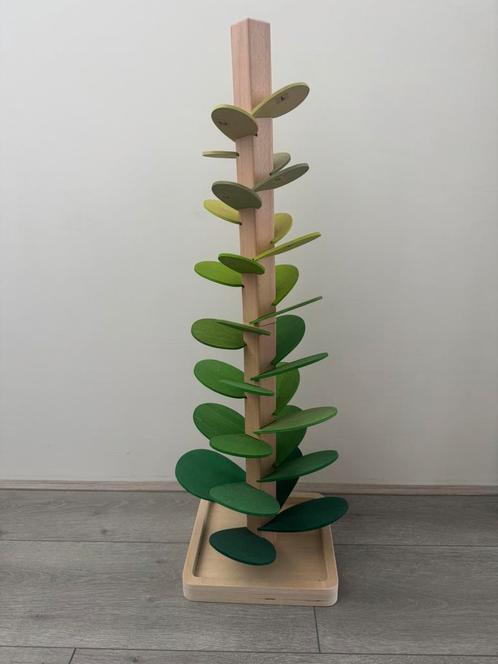 Muzikale knikkerboom Houten speelgoed (72cm) Montessori, Kinderen en Baby's, Speelgoed | Houten speelgoed, Zo goed als nieuw, Overige typen