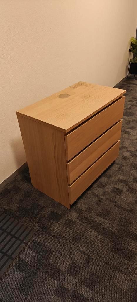 MALM ladekast 80x78 cm, Huis en Inrichting, Kasten | Ladekasten, Gebruikt, Minder dan 100 cm, 50 tot 100 cm, 25 tot 50 cm, 3 of 4 laden
