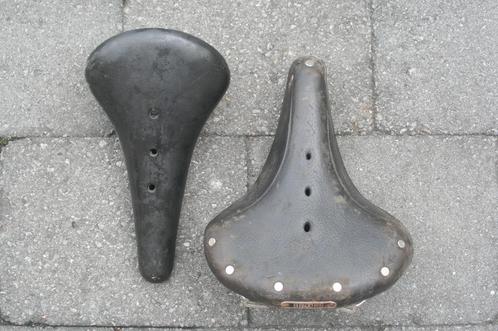 3 x vintage oldtimer zadels (jaren 60-70) brooks - sparta, Fietsen en Brommers, Fietsonderdelen, Gebruikt, Oldtimer, Zadel, Verzenden