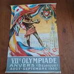 Olympische spelen poster september 1920 België, Verzamelen, Posters, Rechthoekig Staand, Ophalen of Verzenden, Zo goed als nieuw