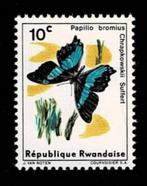 postzegel 112 Rwanda vlinders Papilio Bromus, Ophalen of Verzenden, Overige landen, Postfris