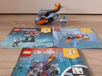 Lego creator 31111 Cyberdrone 3in1, Ophalen of Verzenden, Gebruikt