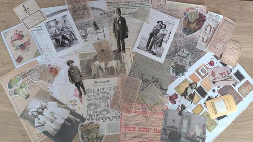 Ephemera set papieren stickers oa Tim Holtz 4, Hobby en Vrije tijd, Scrapbooking, Nieuw, Versiering of Embellishment, Ophalen of Verzenden