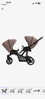 Tweeling buggy, Verstelbare duwstang, Zo goed als nieuw, Combiwagen, Ophalen