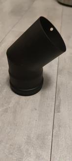 rookkanaal enkelwandig bocht 45 graden Ø80mm pelletkachel, Doe-het-zelf en Verbouw, Buizen en Afvoer, Overige materialen, Bochten