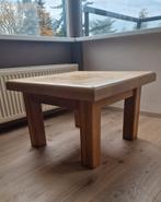 Gratis af te halen: grenen Houten Tafel - 70x70x47cm, Ophalen, Gebruikt, 50 tot 100 cm, Minder dan 50 cm