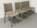 50x Nieuwe Terrasstoelen kantinestoelen taupe, Huis en Inrichting, Stoelen, Ophalen, Bruin, Nieuw, X