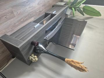TV Meubel donkerhout
