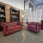 Chesterfield Creswell 2-seater - New red, Ophalen, Klassiek, 150 tot 200 cm, Nieuw