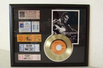 Gouden plaat LP actie Elvis Eagles Beatles Prince Jackson ea beschikbaar voor biedingen